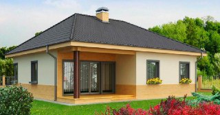 Строительство одноэтажных домов Южноуральск цена от 23776 руб. м2